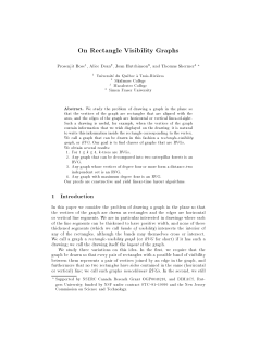 On Rectangle Visibility Graphs