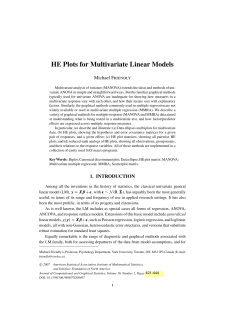 HE Plots for Multivariate Linear Models