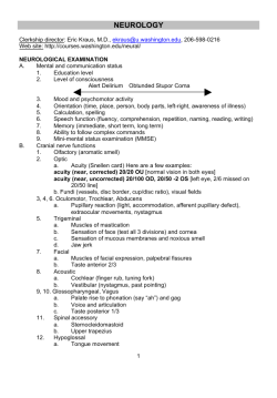 Neurology - UW Medicine