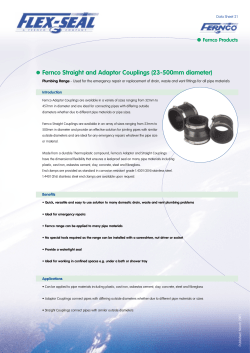 Fernco Straight and Adaptor Couplings (23