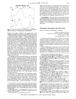 Heterogeneous Sonocatalysis with Nickel Powder