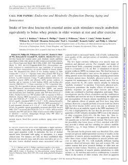 Intake of low-dose leucine-rich essential amino acids stimulates