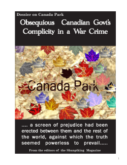 Obsequious Canadian Govt` Obsequious