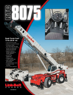 Rough Terrain Crane 75-ton (68.00 mt)