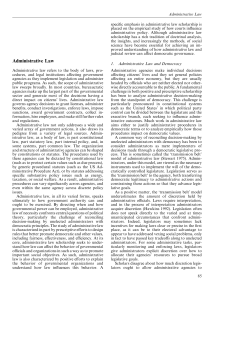 Administrative Law - Harvard University