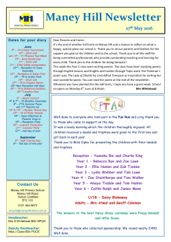 Issue 32 - 27 May 2016 - Maney Hill Primary School