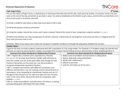 Tennessee Department of Education Task: Papa`s Pizza