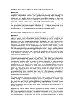 Identifying Visual Trait for Indonesian Women in Shampoo