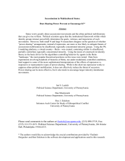 Paper - Penn`s Political Science