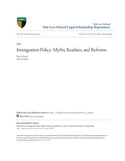 Immigration Policy: Myths, Realities, and Reforms