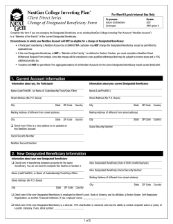 NextGen College Investing Plan