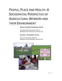 people, place and health: a sociospatial perspective of agricultural