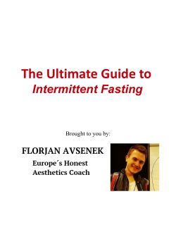 Intermittent Fasting Guide