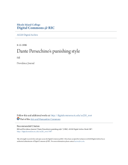Dante Persechino`s punishing style