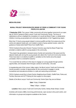 media release &ndash; mural project reinviorgates sense of pride