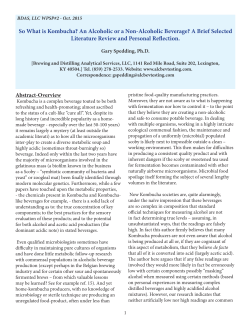 So What is Kombucha? An Alcoholic or a Non