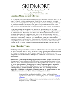 Creating Inclusive Events