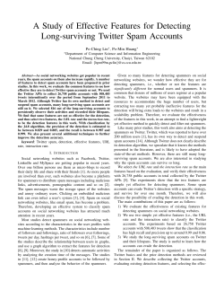 A Study of Effective Features for Detecting Long