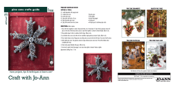 PINECONE SNOWFLAKE DECOR pine cone crafts guide