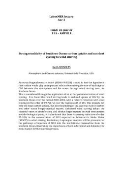 LabexMER lecture Axe 2 Lundi 26 janvier 11 h