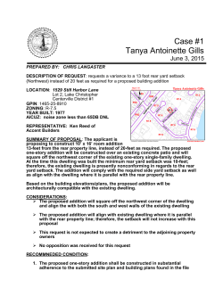 Case #1 Tanya Antoinette Gills