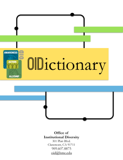 OIDictionary - Harvey Mudd College