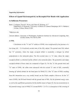Effects of Ligand Electronegativity on Recoupled Pair Bonds with