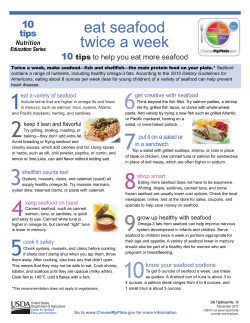 Seafood 10 Tips Handout FRONT