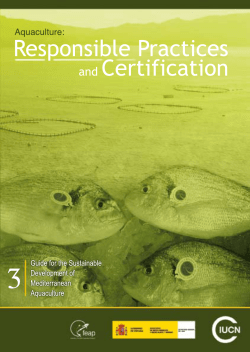 Aquaculture Responsible Practices and Certification