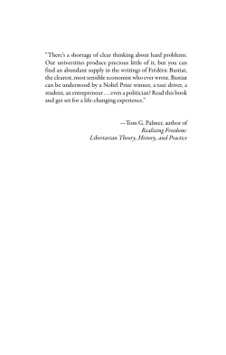 The Economics of Freedom