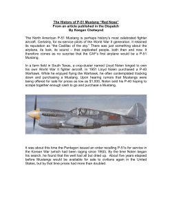 The History of P-51 Mustang `Red Nose&rdquo;.pages