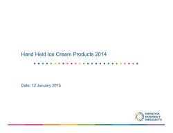 Hand Held Ice Cream Products 2014