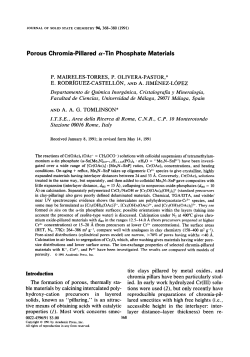 Porous Chromia-Pillared a