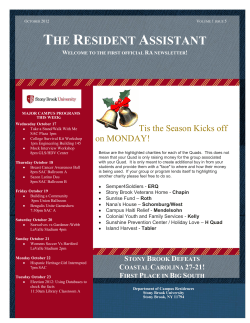 the resident assistant - Student Affairs