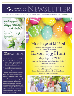 Newsletter - Arbors at Milford