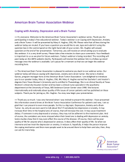 American Brain Tumor Association Webinar
