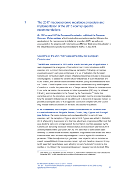 Focus: The 2017 macroeconomic imbalance procedure and