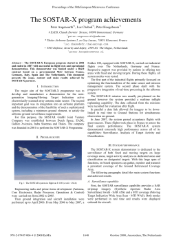 EuMC: The SOSTAR-X Program Achievements