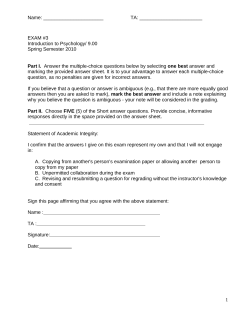 Practice Exam 3 Questions