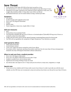 Sore Throat