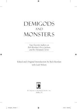 demigods monsters