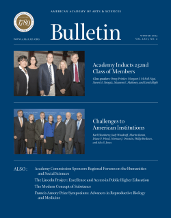 PDF document - American Academy of Arts and Sciences