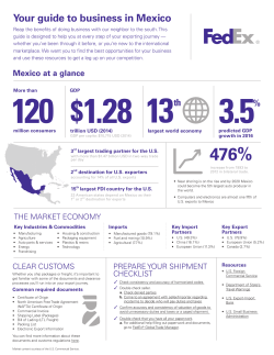 Mexico - FedEx Small Business Center