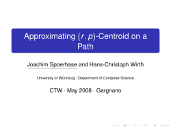 Approximating (r,p)-Centroid on a Path