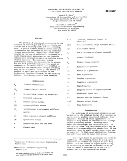 Structural optimization incorporating centrifugal and Coriolis effects