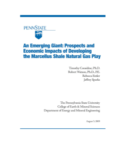 study - Marcellus Shale Coalition