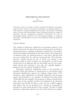 preference revisited