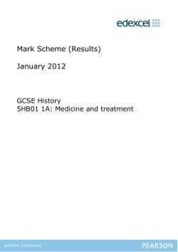 Mark Scheme - Edexcel
