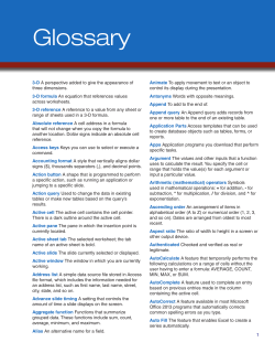 Glossary - Pearson Education