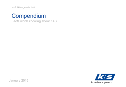 K+S Compendium January 2016